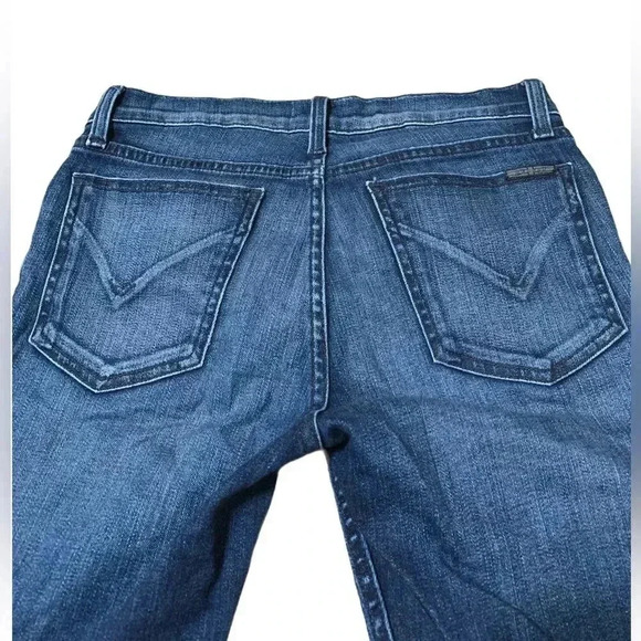 Hudson Dark Wash Cuffed Skinny Jeans 25 - Picture 8 of 9